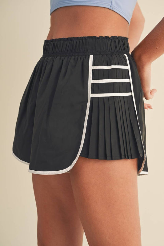 On Point Pleated Shorts