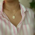 Load image into Gallery viewer, Wrapped in Sparkle Initial Locket Necklace
