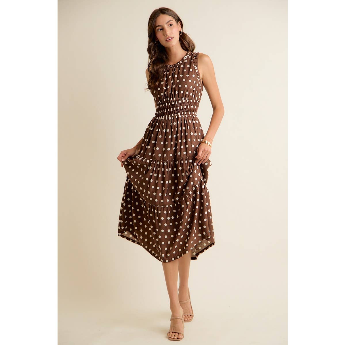 The Chocolate Chip Polka Dot Dress