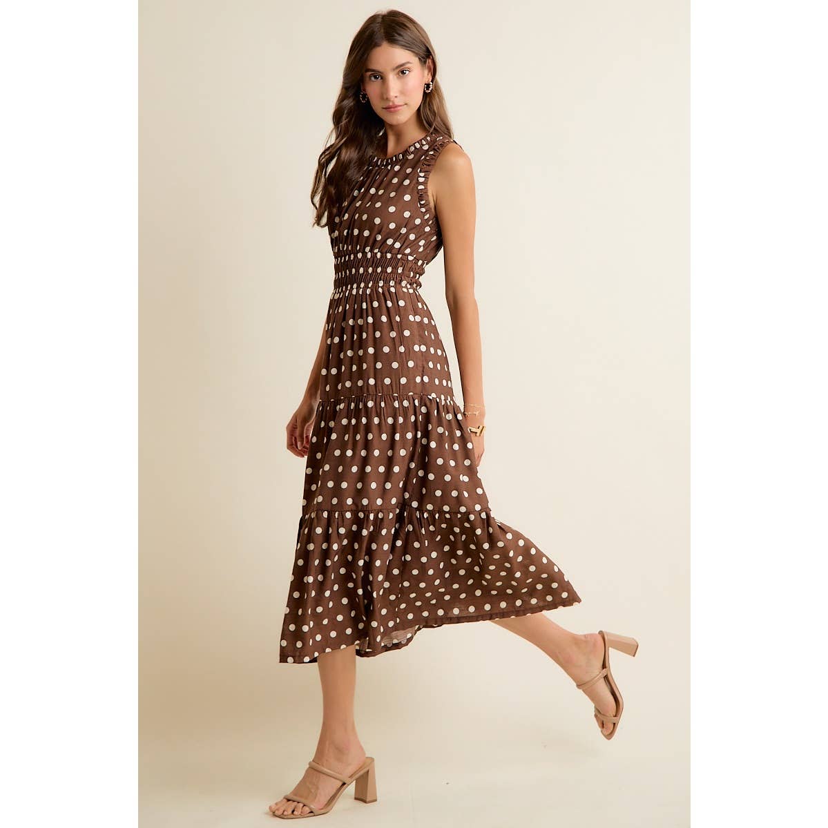 The Chocolate Chip Polka Dot Dress