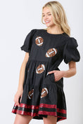 Load image into Gallery viewer, Game Time Football Sequins Dress
