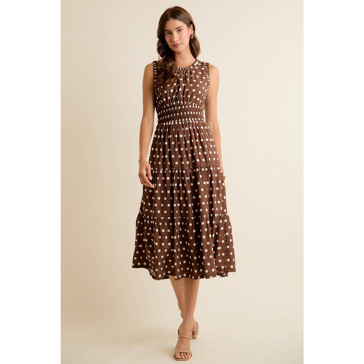 The Chocolate Chip Polka Dot Dress