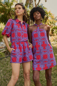 Load image into Gallery viewer, Rory Floral Amory Halter Mini Dress
