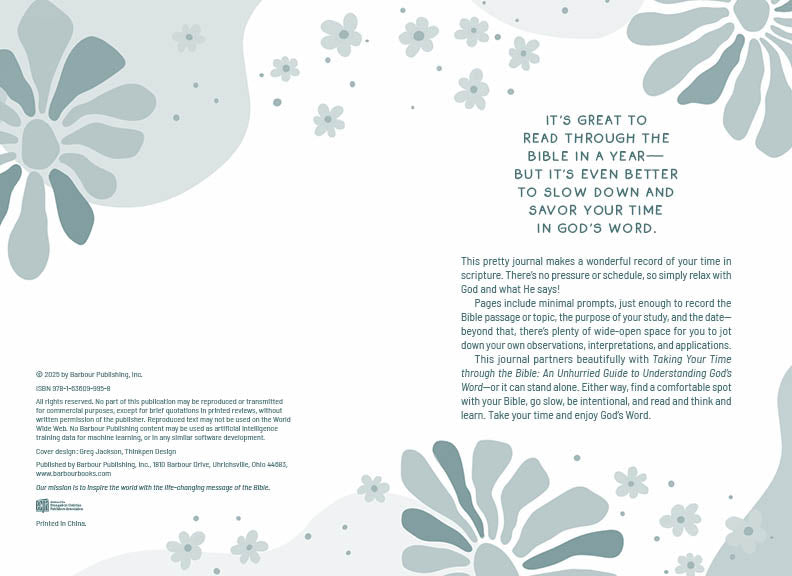 Abide | Taking Your Time Through the Bible Journal