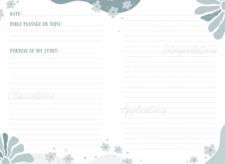 Abide | Taking Your Time Through the Bible Journal