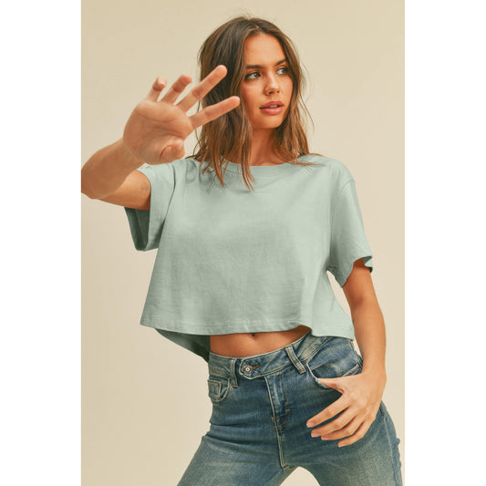 cropped basic tee, blank cropped tee, cropped tshirt, blank cropped tshirt, shopping in northwest arkansas