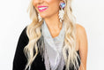 Load image into Gallery viewer, Add Some Flair  Rhinestone Bandana - Silver
