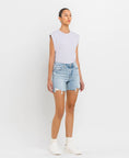 Load image into Gallery viewer, In My Mom Era High Rise Jean Shorts
