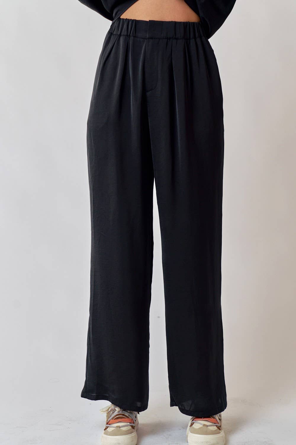 Satin Dreams Wide Leg Trousers