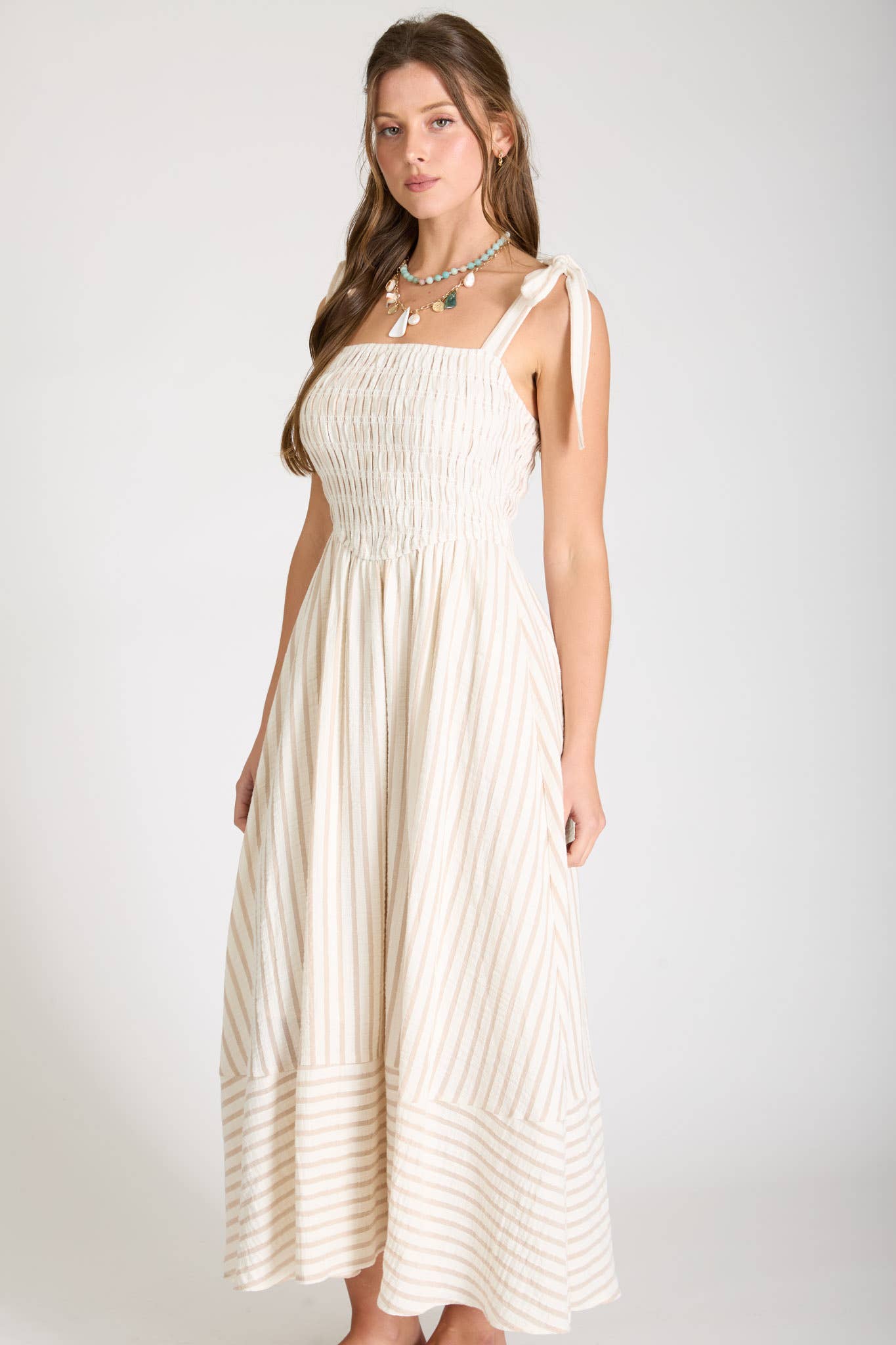 Coastal Breeze Striped Dress