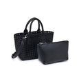 Load image into Gallery viewer, Urban Expressions | It Girl Woven Leather Crossbody Tote
