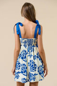 Load image into Gallery viewer, The Blue Willow Tie-Strap Dress
