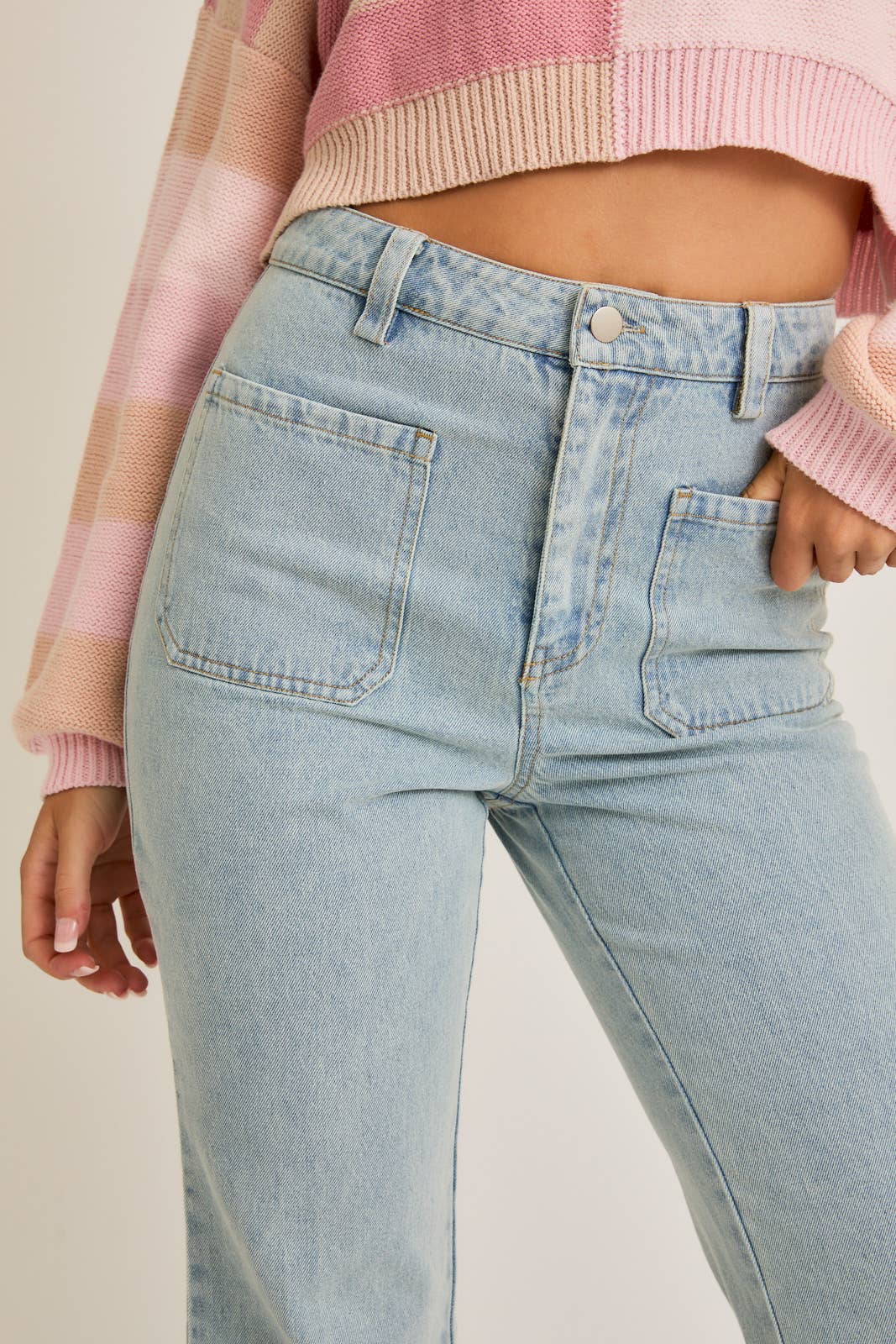 Feeling Cute High Waisted Bootcut Jean