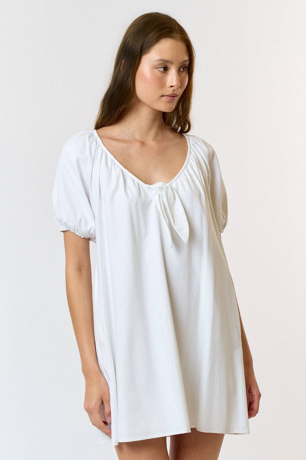 The Picnic Tie-Front Mini Dress