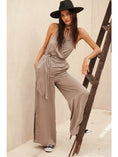 Load image into Gallery viewer, Name of the Game Satin Jumpsuit
