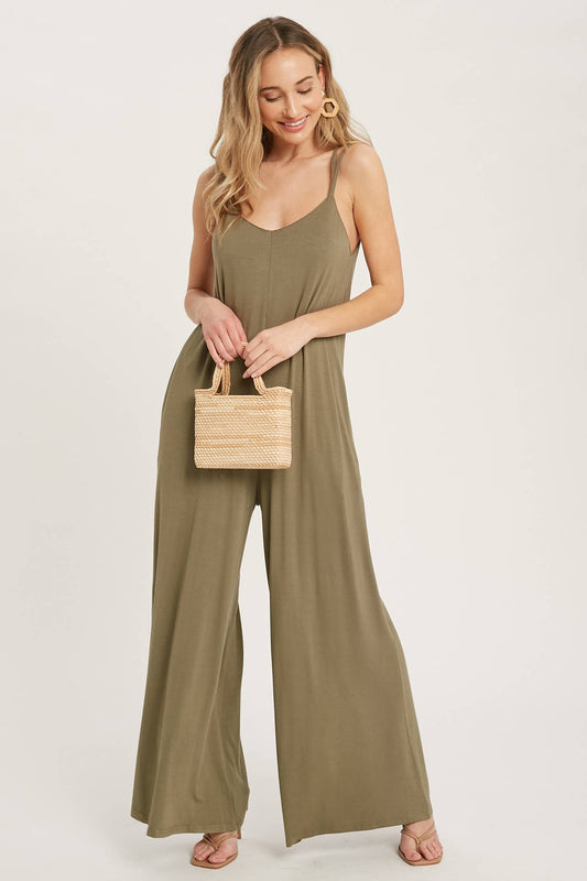 Beauty in Simplicity Wideleg Jumpsuit