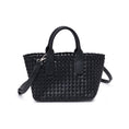 Load image into Gallery viewer, Urban Expressions | It Girl Woven Leather Crossbody Tote
