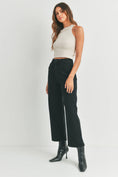 Load image into Gallery viewer, Just Black Denim | Black Cargo Pocket Wide Leg Jean
