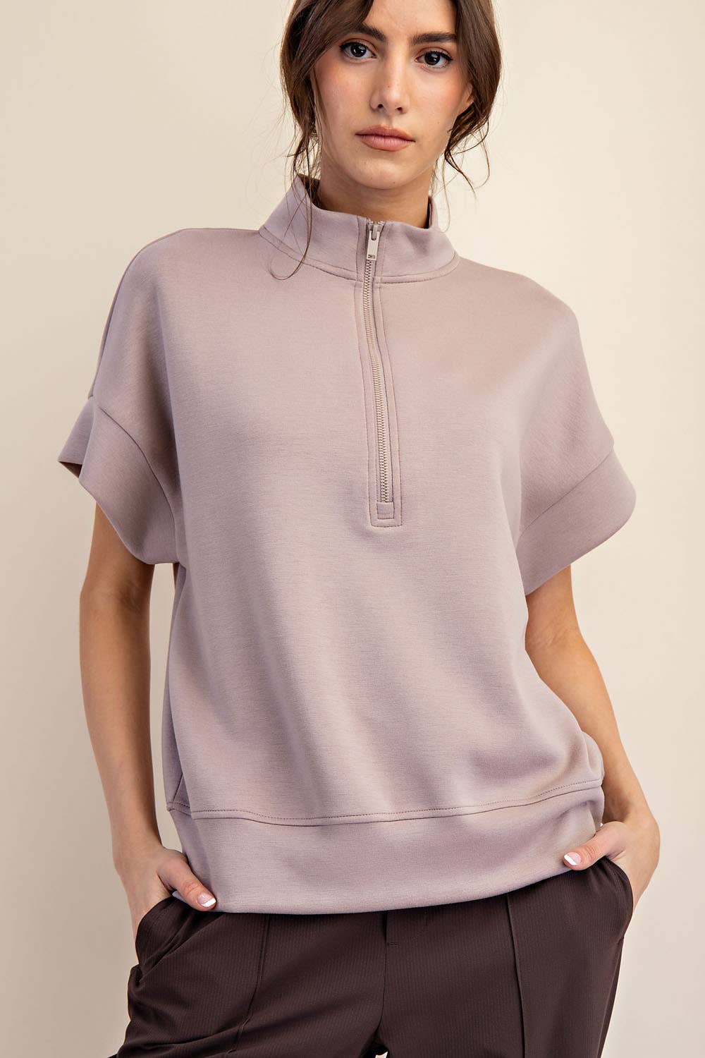 Feels like Butta Modal Zip Top