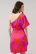 Load image into Gallery viewer, Vallie Floral Kesia One Shoulder Mini Dress
