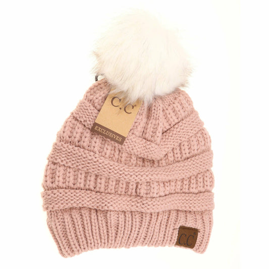 C.C | The Classic Fur Pom Beanie