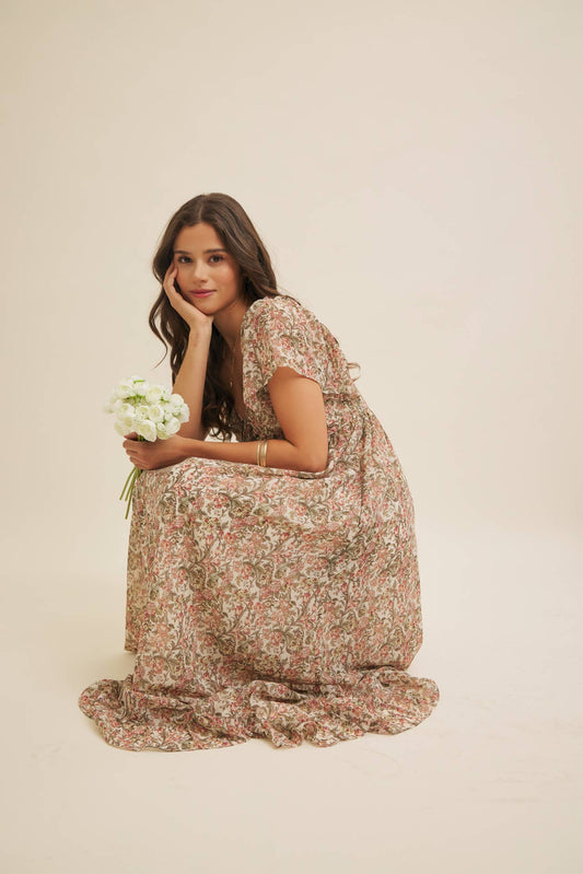 The Wildflower Whimsy Maxi Dress