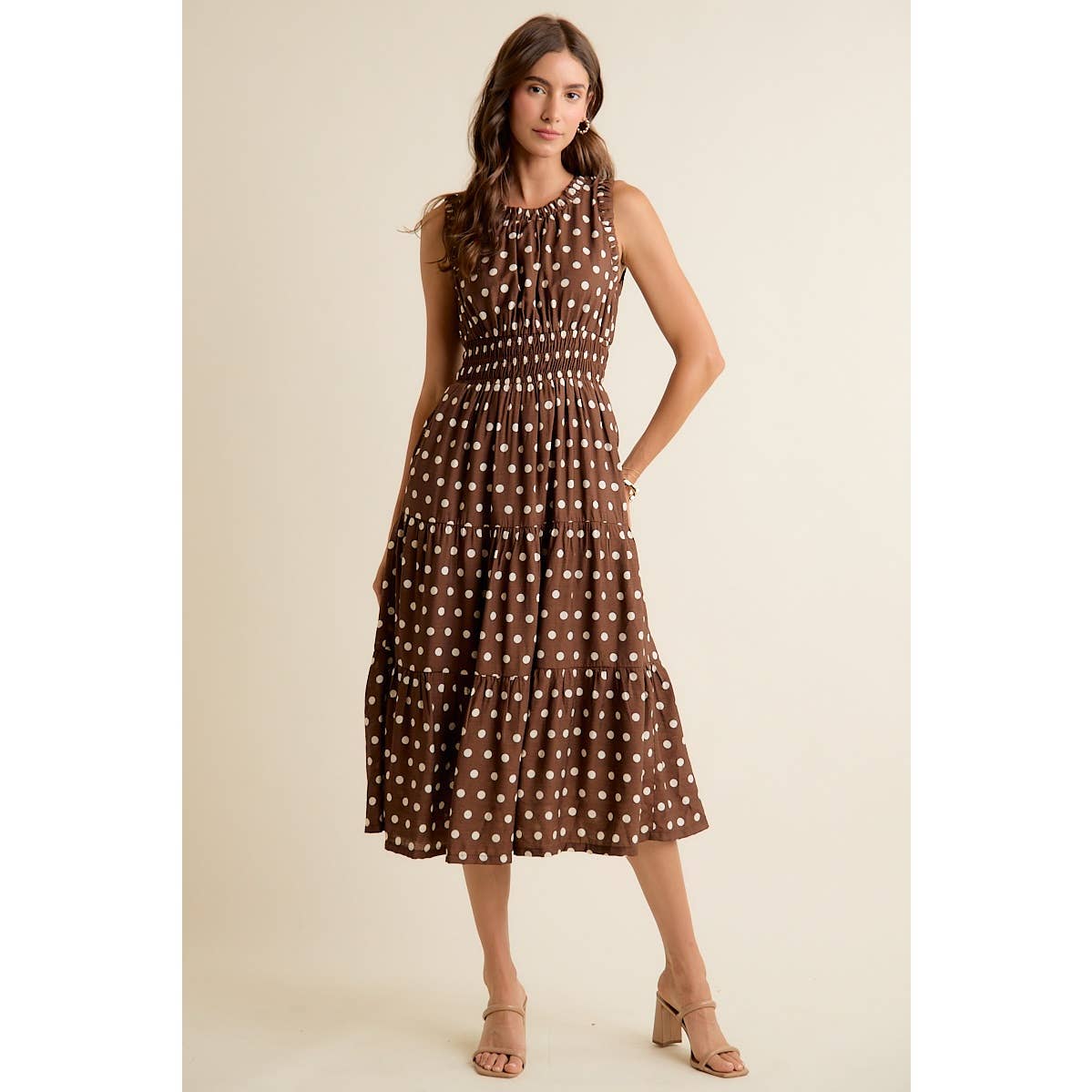 The Chocolate Chip Polka Dot Dress