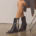 Load image into Gallery viewer, Shoe store near me. Black cowgirl boots with rhinestone detail and silver toe detail. rhinestone fringe boot.
Where to buy rhinestone fringe boots
Oasis Society Boots. Oasis society boots black women's
