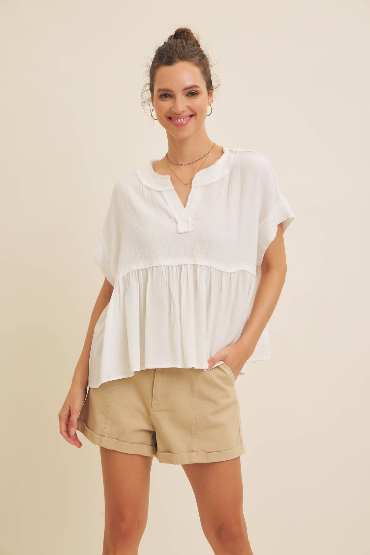 The Sweet Pea Gauze Babydoll