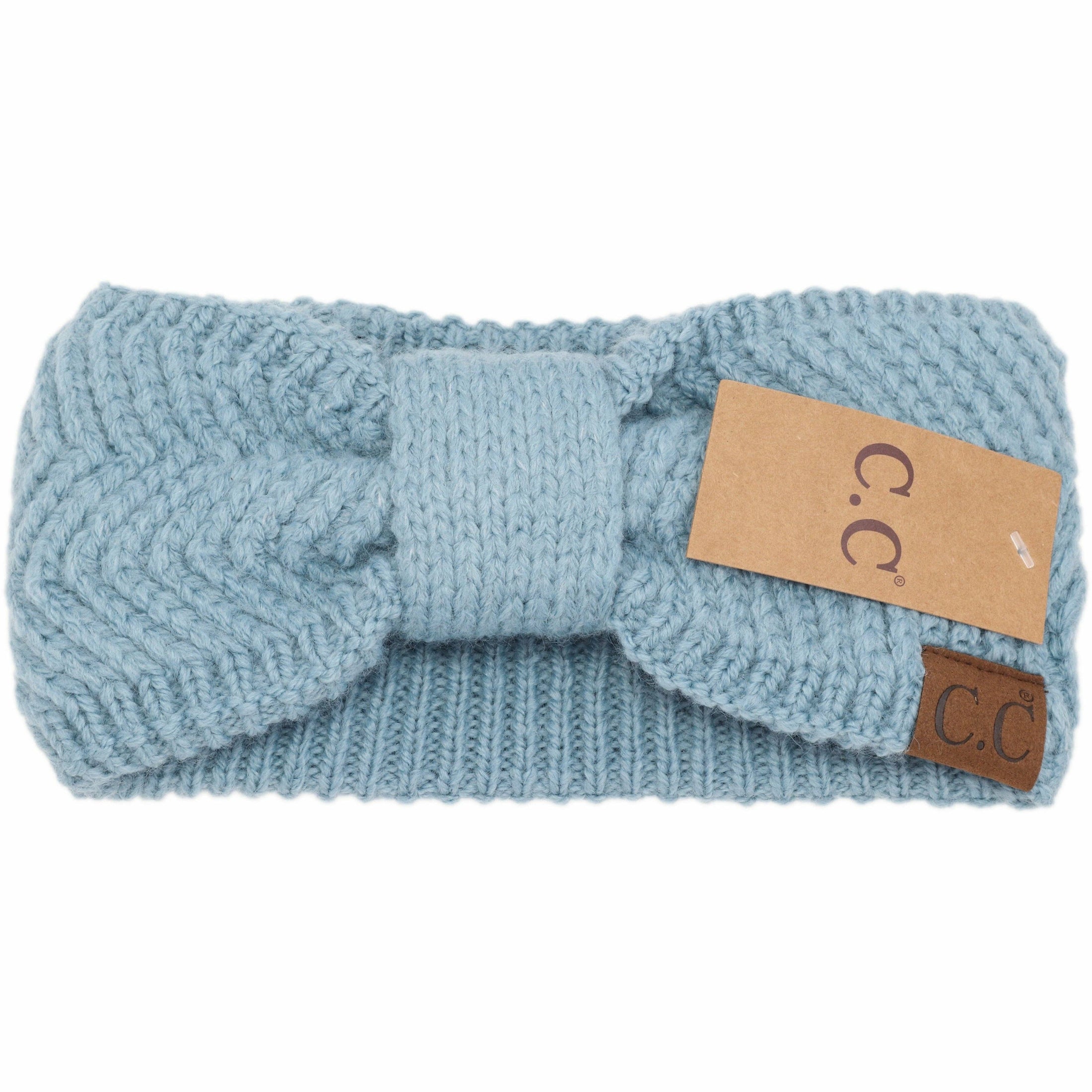 C.C Beanie | Blue Chevron Women's Headband