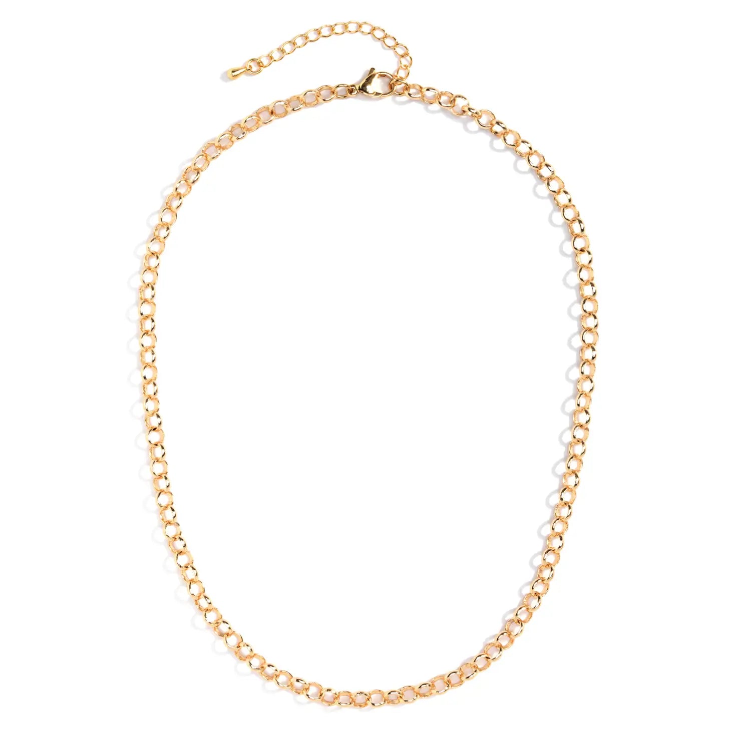 Simple Elegance Classic Gold Chain Necklace