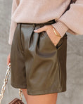Load image into Gallery viewer, Something Chic About It Leather Shorts
