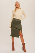 Load image into Gallery viewer, Don’t Get it Twisted Fall Midi Skirt
