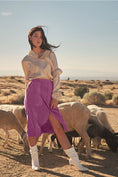 Load image into Gallery viewer, Suede It Ain't So Midi Skirt
