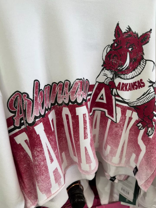 Cropped Cutie Arkansas Long Sleeve Fleece