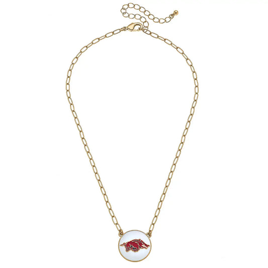 Razorback Jewelry | Arkansas Razorback Pendant Necklace