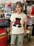 Load image into Gallery viewer, Razorback store, Arkansas razorback apparel, Stores near me in springdale, ar Razorback shirt, cream with vintage hog, fayetteville clothing store, northwest arkansas razorback store

