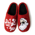 Load image into Gallery viewer, Christmas Laughs Lounge out Loud Slippers
