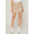 Load image into Gallery viewer, Flirty Girl Vegan Leather Mini Skirt
