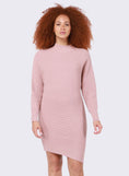Load image into Gallery viewer, A Little Edge Asymmetrical Sweater Dress

