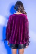 Load image into Gallery viewer, Romantic Allure Velvet Top
