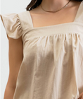 Load image into Gallery viewer, Summer Feelin' Flutter Sleeve Top
