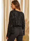 Load image into Gallery viewer, Let’s Go Girls Sequin Detail Jacket
