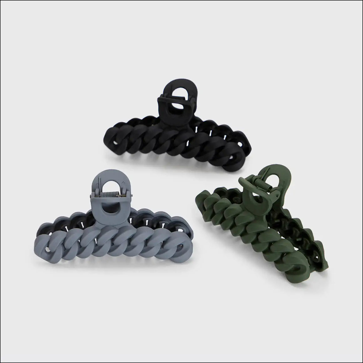 Kitsch | Eco-friendly Chain Claw Clip 3pc Set
