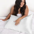 Load image into Gallery viewer, Kitsch | King Satin Pillowcase - Ivory

