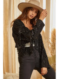 Load image into Gallery viewer, Let’s Go Girls Sequin Detail Jacket
