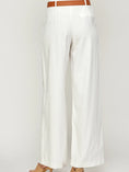 Load image into Gallery viewer, White wide legged trousers, Ellison pants, whimsy whoo boutique store, boutique Fayetteville ar
