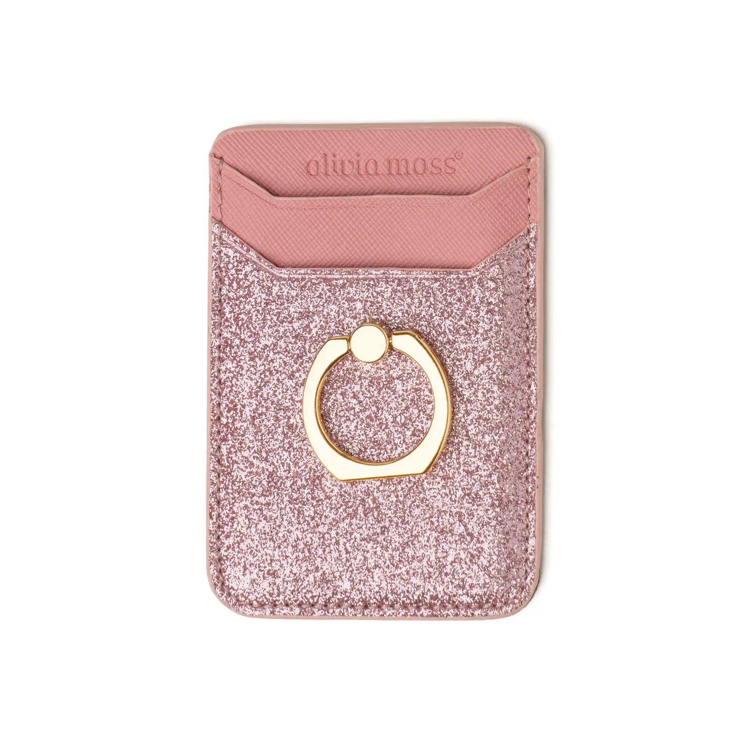 Glitter Bomb Ring Cling Phone Wallet