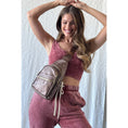 Load image into Gallery viewer, Washed Leather Zipper Detail Sling Crossbody Bags
