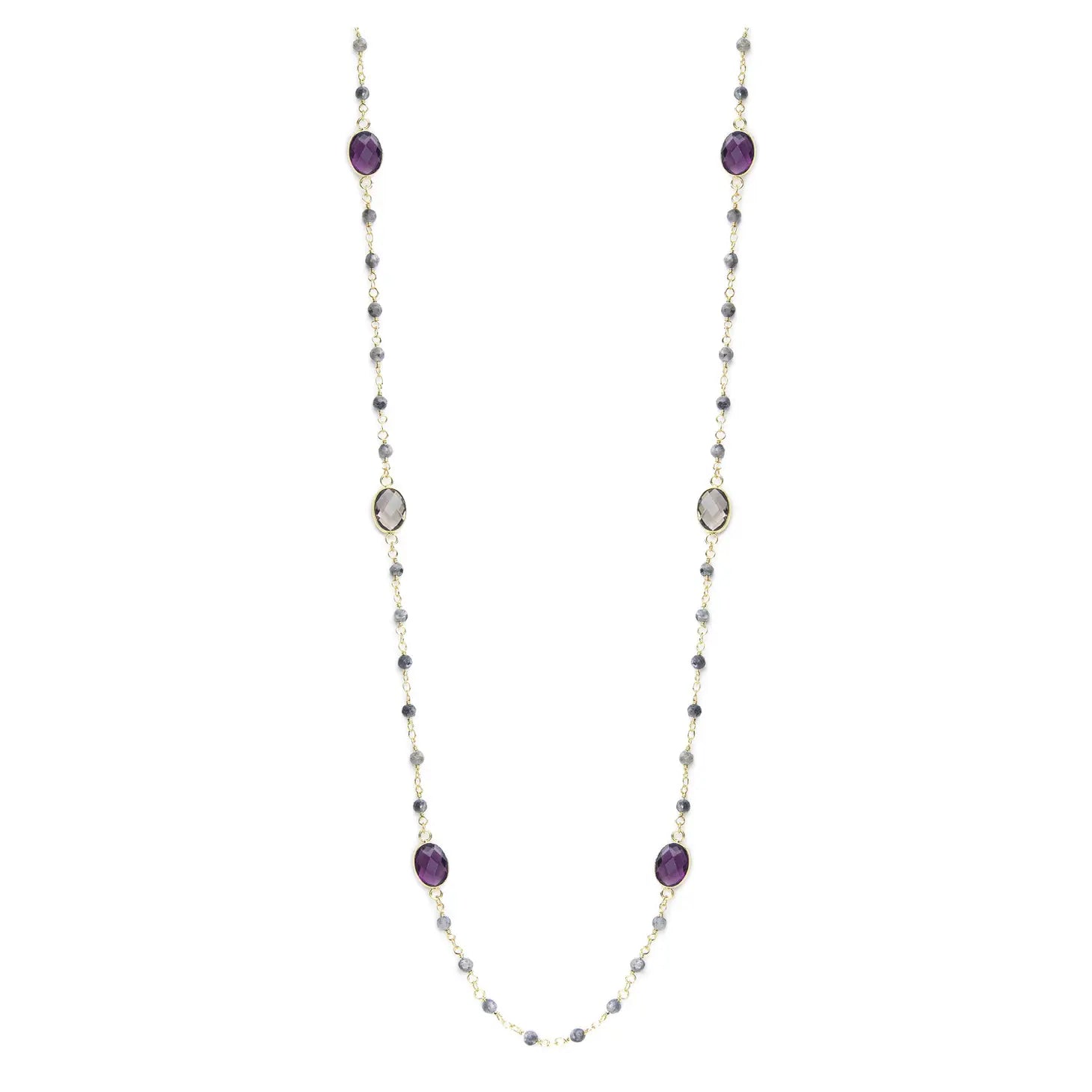 Shoreline Shimmer Glass Crystal Necklace